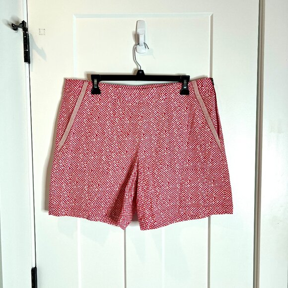 CAbi Picnic Short Polka Dot Side Zip Bright Red High-Waisted Style 5121 Size 12 - Picture 3 of 7